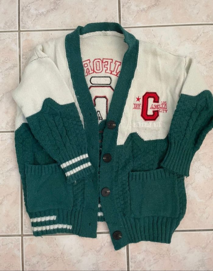 Veste avec écriture