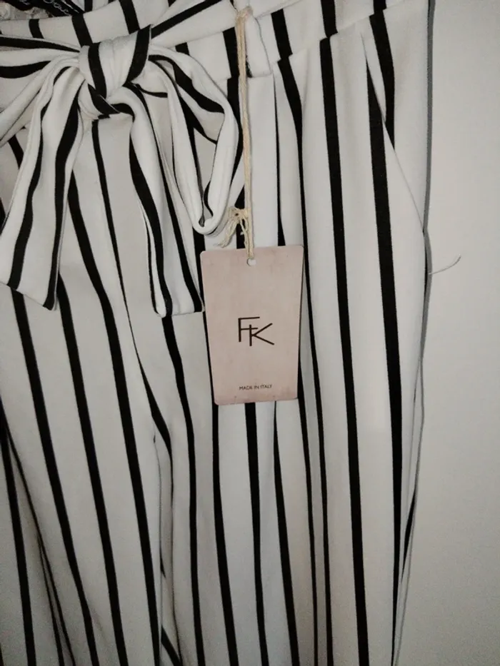 Pantalon à rayures femmes taille M/L - photo numéro 3