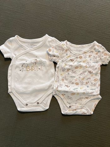 Bodies manche courte 1 mois