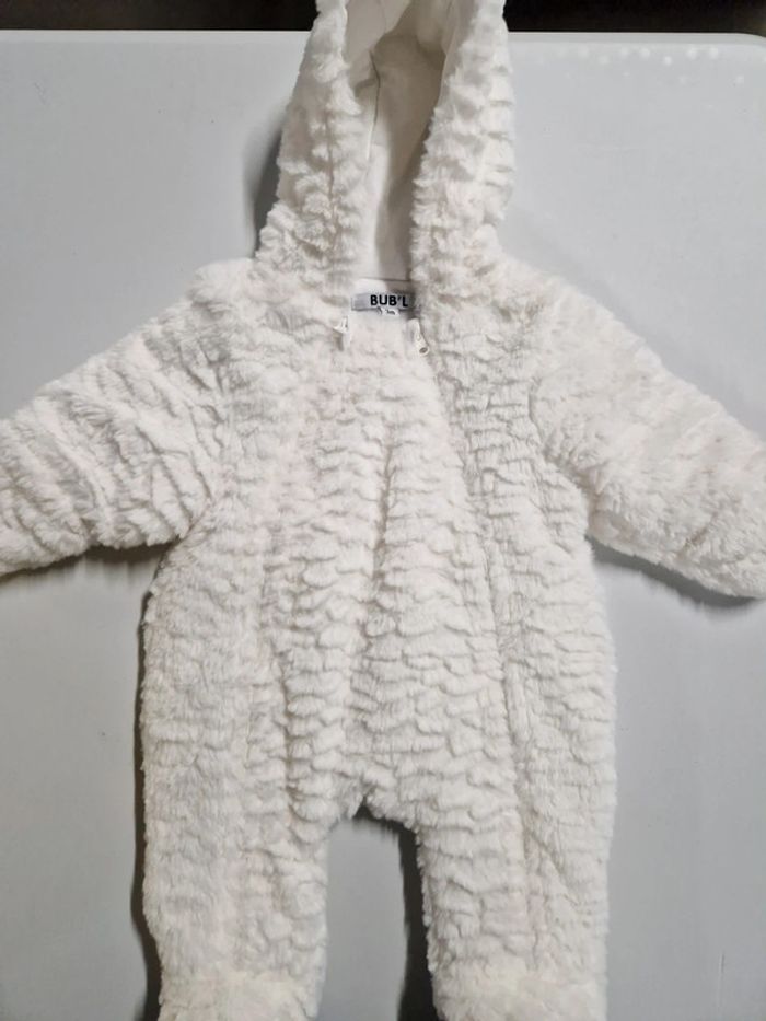 Combi chaude douce mixte Bub'l blanche 3 mois