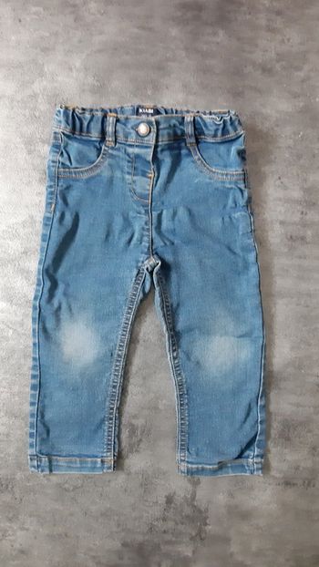Jeans slim été garçon réglable