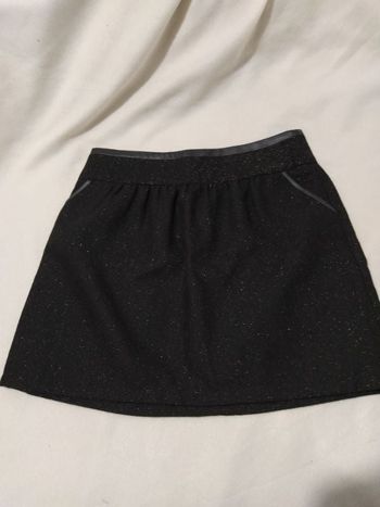 Jupe noire et dorée Camaïeu