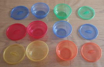 Lot de 6 pots conservation bébé 300 ml nuby