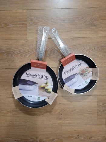 Lot de deux poêles Mauviel 1830