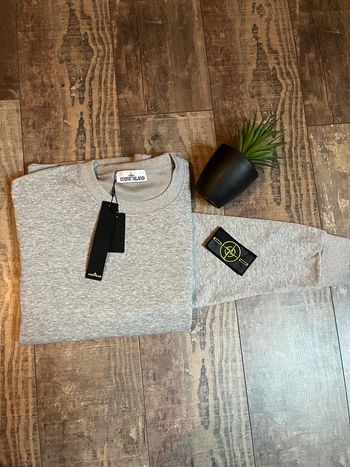 Pull Stone Island Gris