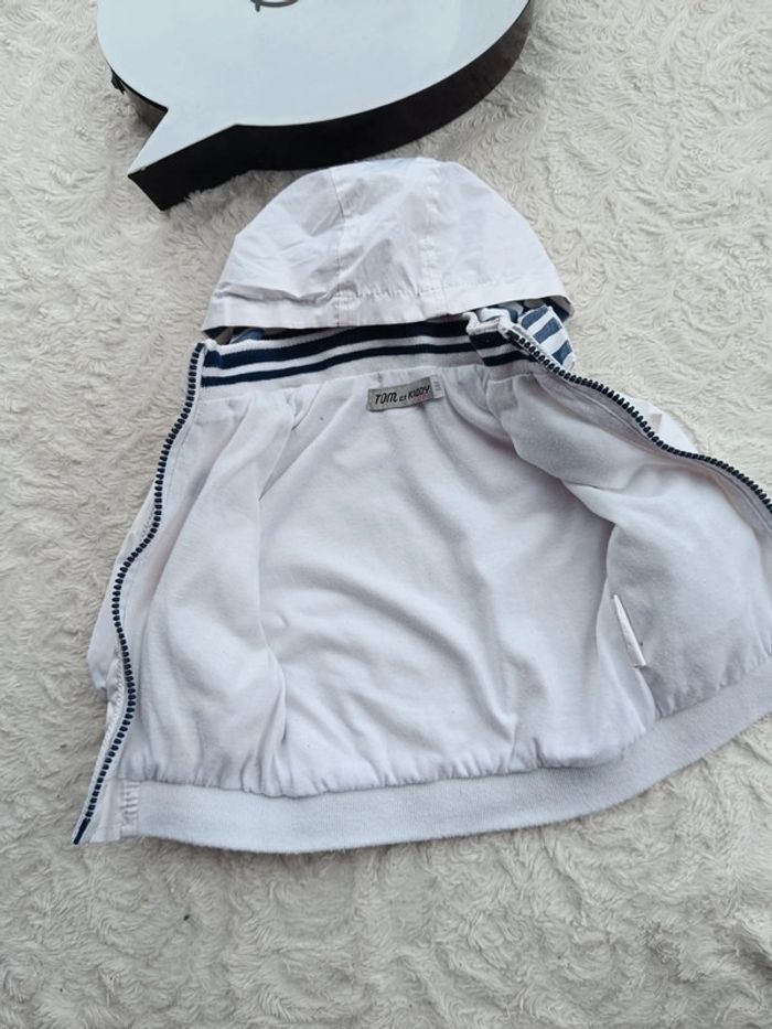 Blouson style imperméable ou coupe vent veste à capuche Garçon 6 mois club des marins Tom et Kiddy - photo numéro 6