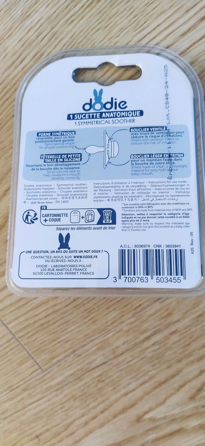 Tétine 0-2 mois - photo numéro 2