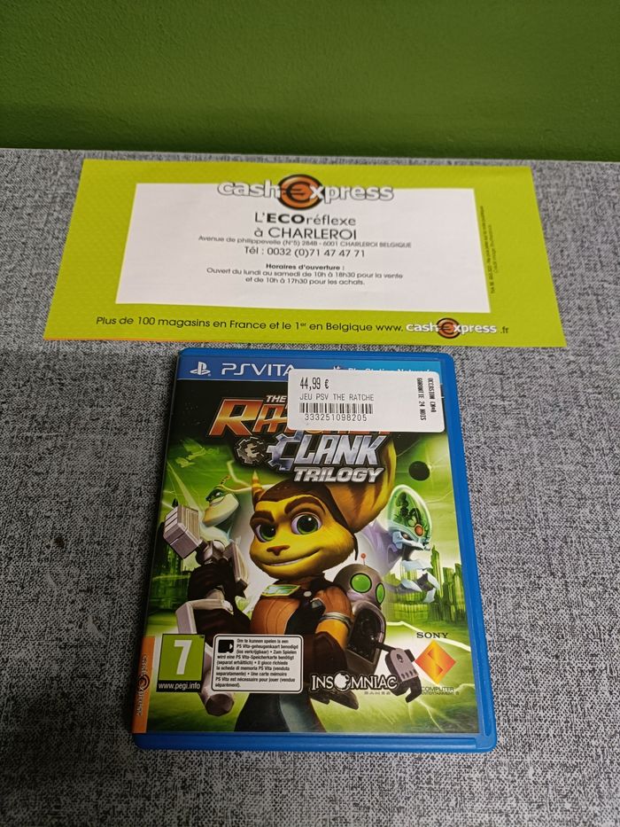 Jeu PS VITA : The Ratchet & Clank (Trilogy)