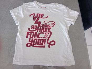 Lot de 4 Tee-shirt manches courtes 8 ans