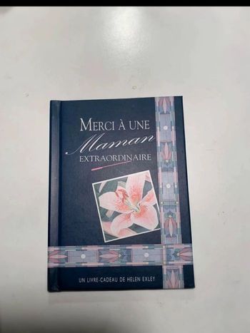 Livre de  poésie  « merci  à une maman extraordinaire «