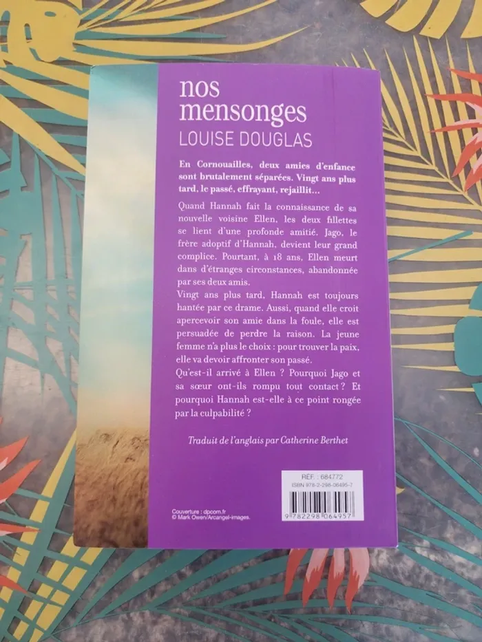 Livre broché "nos mensonges" de Louise Douglas - photo numéro 2