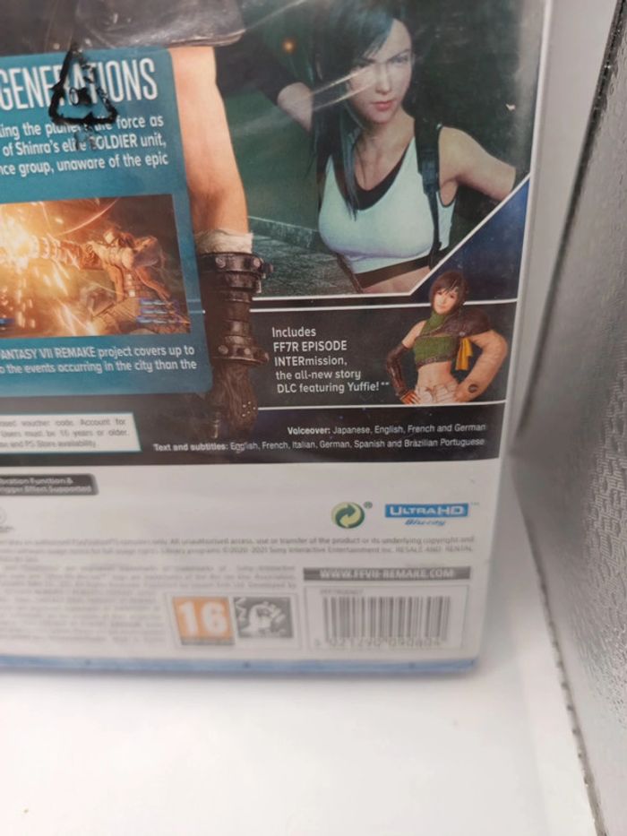 Lot 2 jeux Playstation 5 final fantasy vii remake intergrade/rebirth Neuf - photo numéro 3