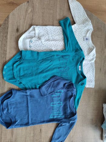 Bodies manches longues 3 mois Petit Bateau