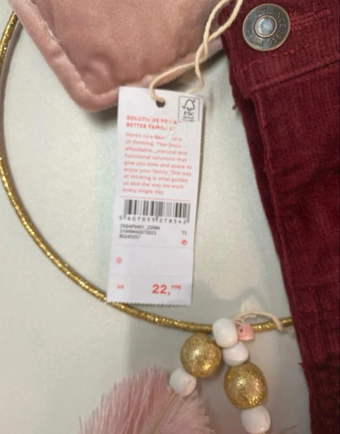 Jeans velours garçon - neuf - Zippy - Taille 5 ans - photo numéro 4