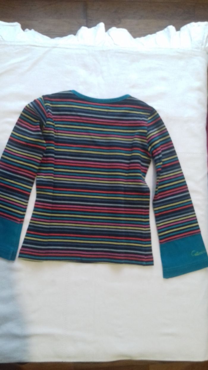 1 tee-shirt manche longue fille 4 ans - photo numéro 2