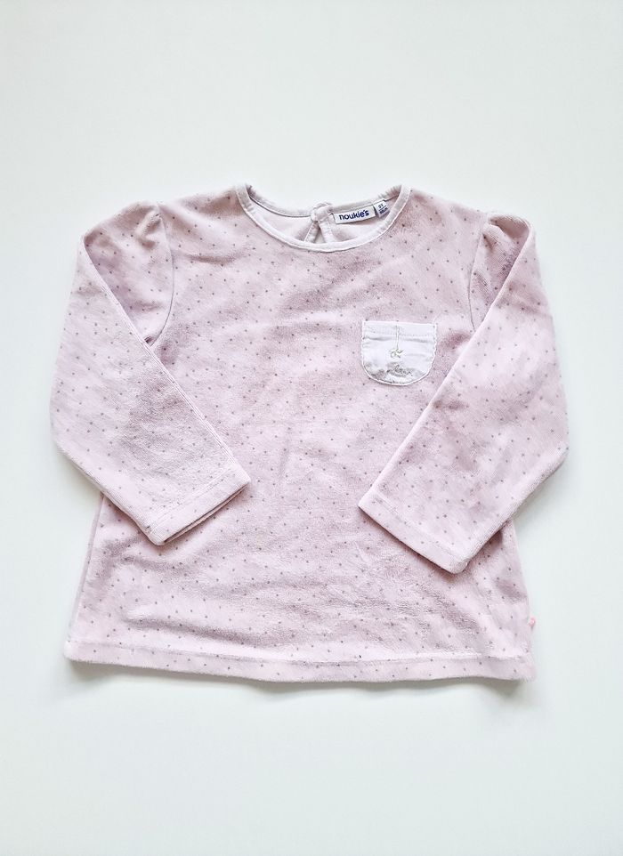 Noukie's - Pyjama deux pièces, velours, manches longues + pantalon (3 ans) - photo numéro 2