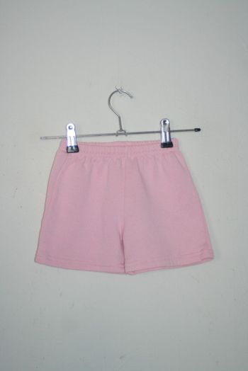 Short en coton rose clair 26 mois