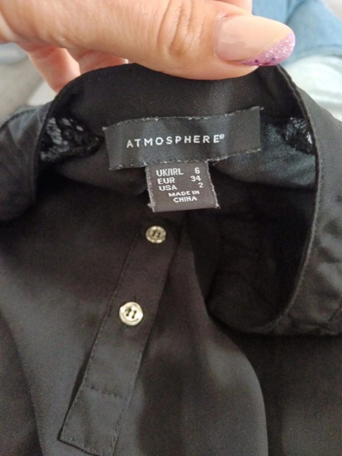 C54 blouse noir Atmosphere 34 - photo numéro 3