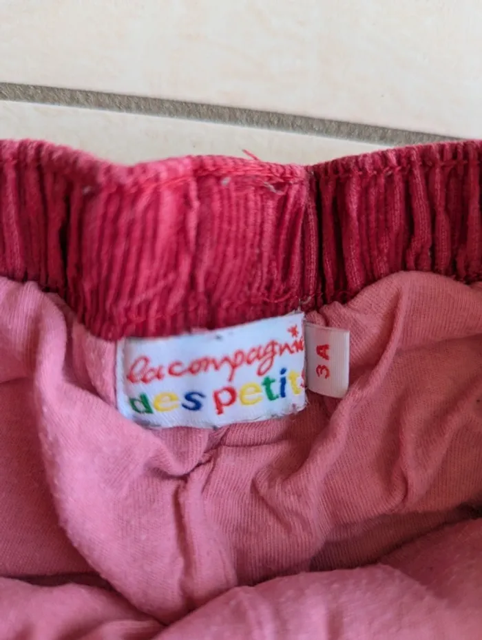 Short velours 3 ans la compagnie des petits - photo numéro 2