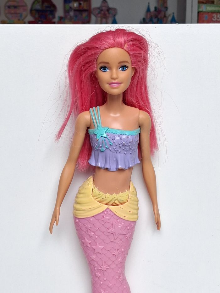 Poupée mattel Barbie Sirène Dreamtopia rose - photo numéro 2