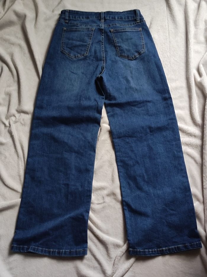 Jean évasé jambes larges taille M - photo numéro 5