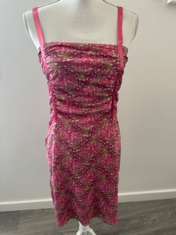 Robe à fleurs rose Xanaka Vintage T40 L