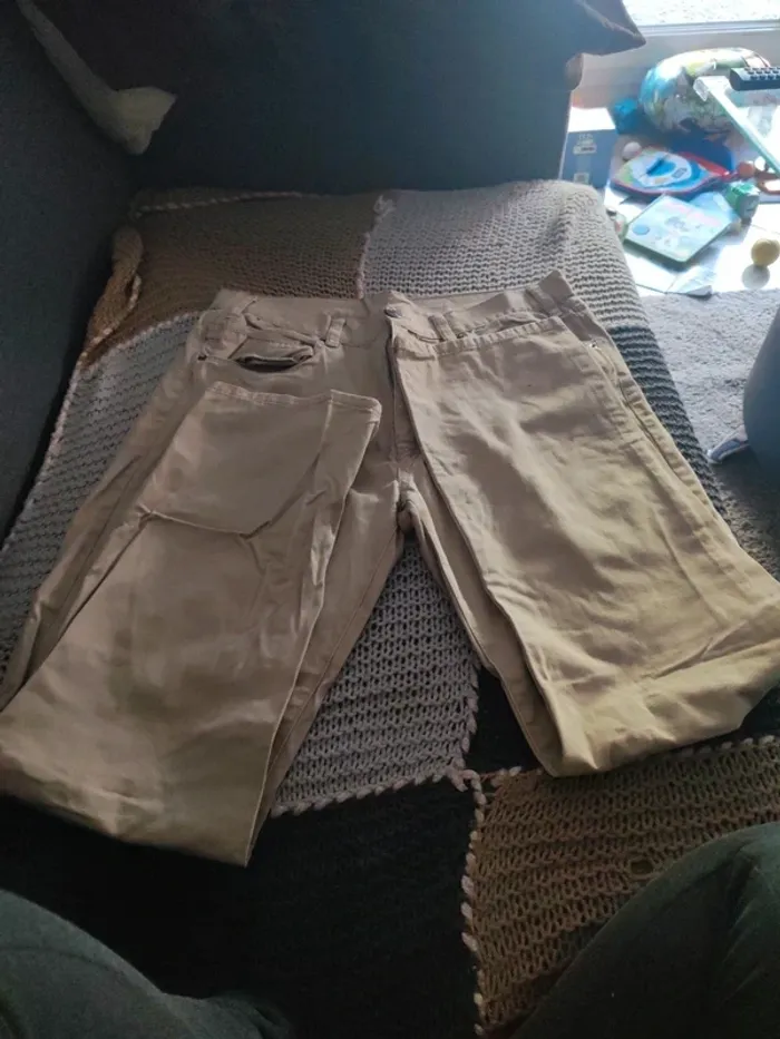 Jeans homme beige taille L