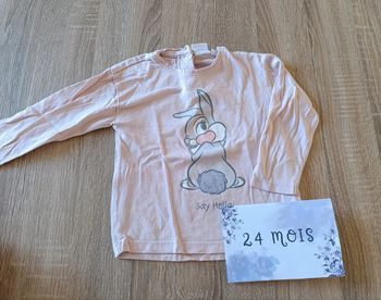 T-shirt manche longue Panpan 24mois