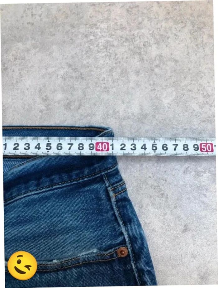 Short Levi's 501 W30 FR40 Bleu Femme Women #SHO41 - photo numéro 5