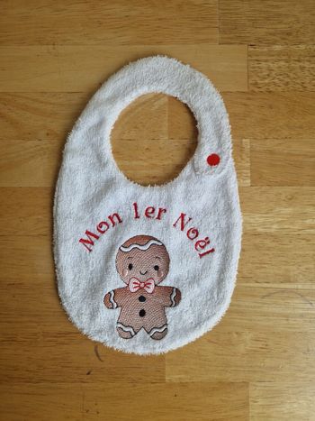 Joli bavoir mon 1er Noël