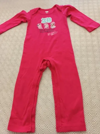 Pyjama Disney 23 mois rose fushia