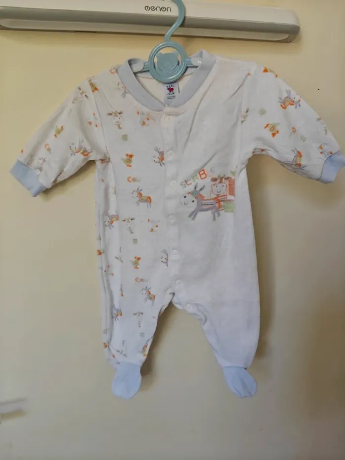 Pyjama velours 3 mois