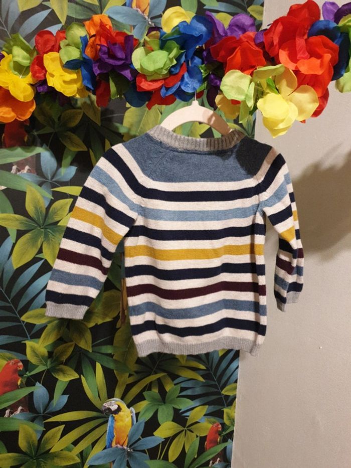 Pull hiver rayé - photo numéro 4