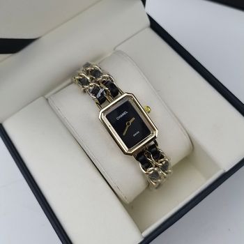 Montre chnl doré noir