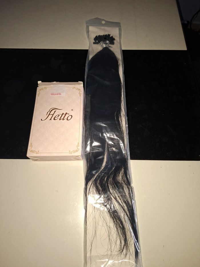 Extension de Cheveux a la kératine noir 50cm - photo numéro 6