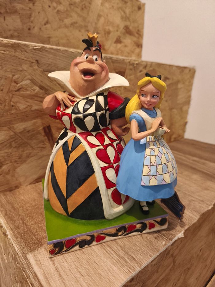 Figurine Alice Et La Reine De Coeur - Disney Traditions