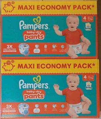 Pampers pants t4
