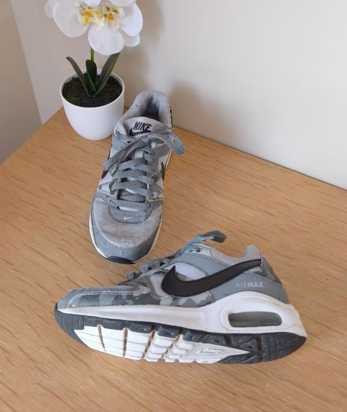 🦎 Baskets AirMax - Gris - Nike - P37,5 🦎