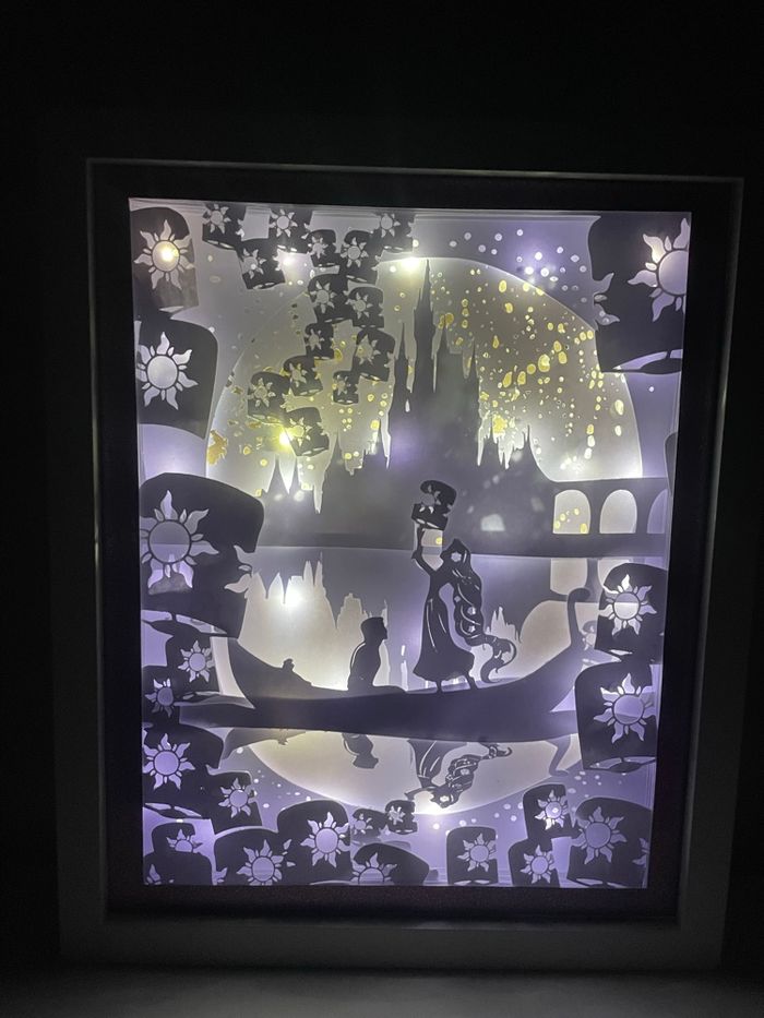 Lightbox veilleuse Raiponce - photo numéro 3