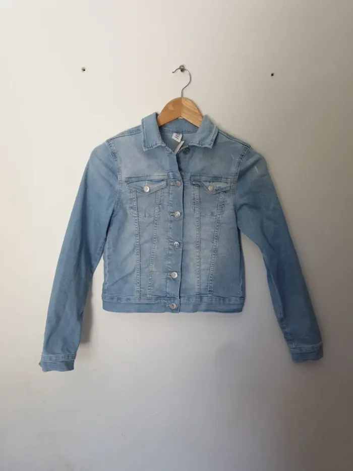 Veste jean fille A1223