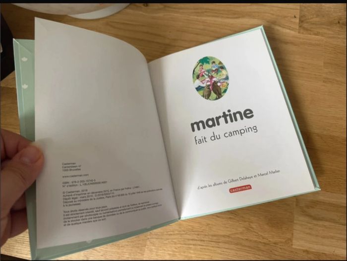 Livre Je commence à lire Martine fait du camping - photo numéro 8