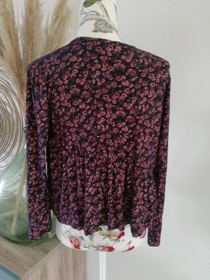 T-shirt manches longues fleuri Wednesday's girl TS - photo numéro 7