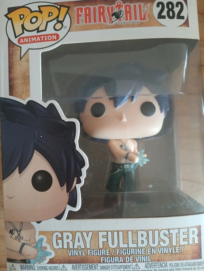 figurine Pop Fairytail Gray Fullbuster 282 - photo numéro 2