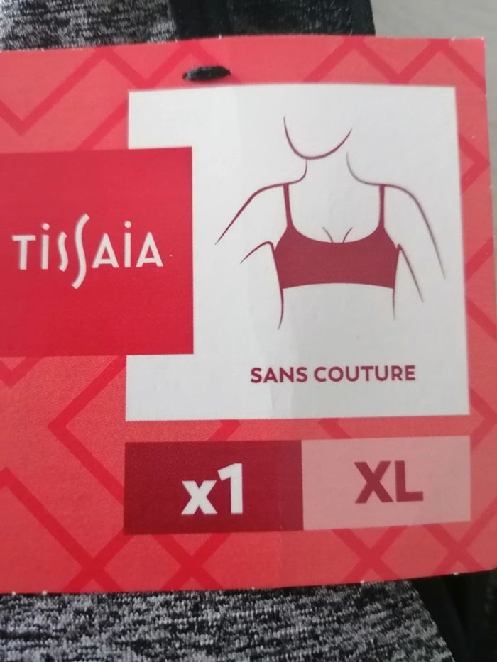 Brassière grise Tissaia XL - photo numéro 2