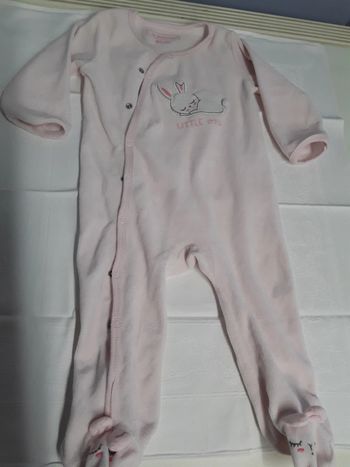 Pyjama bébé fille rose 80 cm - 12 / 18 mois