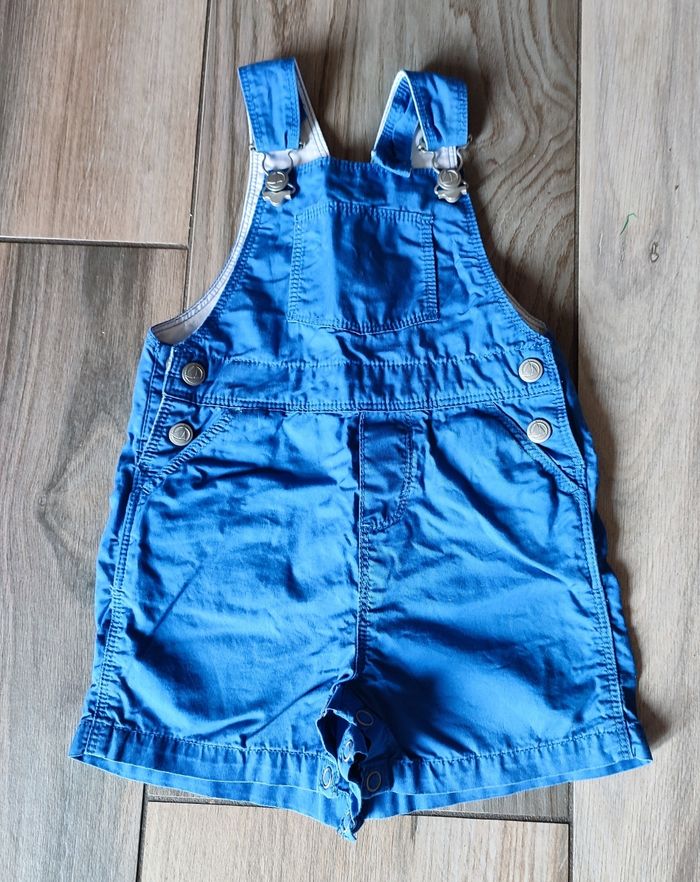 Salopette courte été PETIT BATEAU 6 mois impeccable