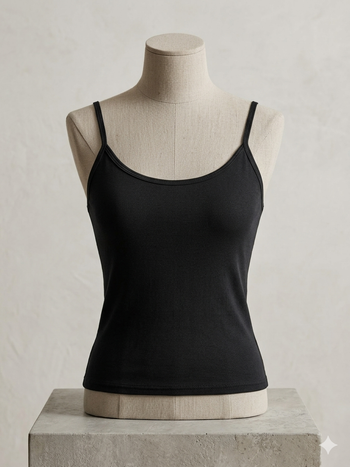 Débardeur lycra noir Taille 12 ans