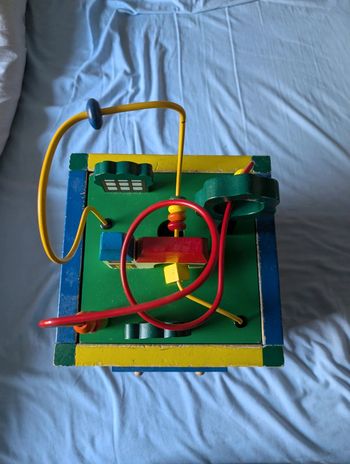Cube d'activités bois