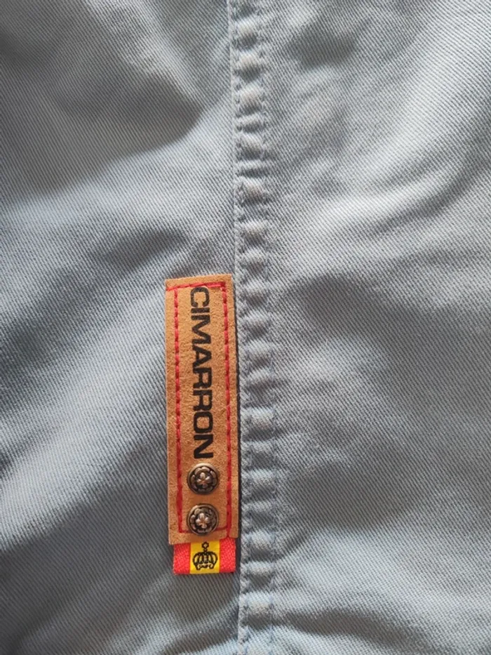 Veste trucker denim Cimarron Spanish Warriors – Taille L Femme – Neuve sans étiquette - photo numéro 7