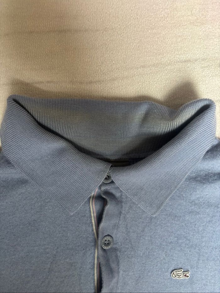 cardigan/veste Lacoste vintage couleur bleu clair taille S - photo numéro 6